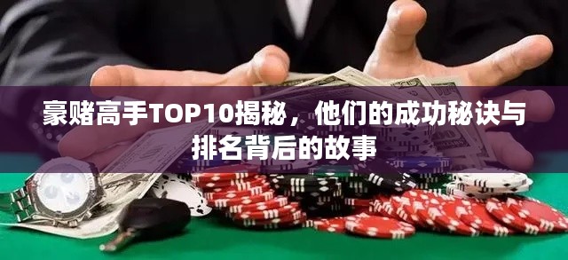 豪赌高手TOP10揭秘，他们的成功秘诀与排名背后的故事