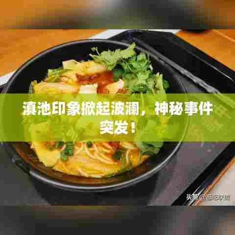 滇池印象掀起波澜,神秘事件突发!