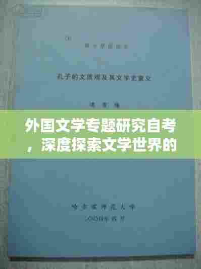 外国文学专题研究自考,深度探索文学世界的魅力与内涵