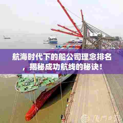 航海时代下的船公司理念排名,揭秘成功航线的秘诀!
