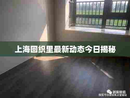 上海回织里最新动态今日揭秘