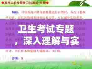 卫生考试专题,深入理解与实践应用全解析