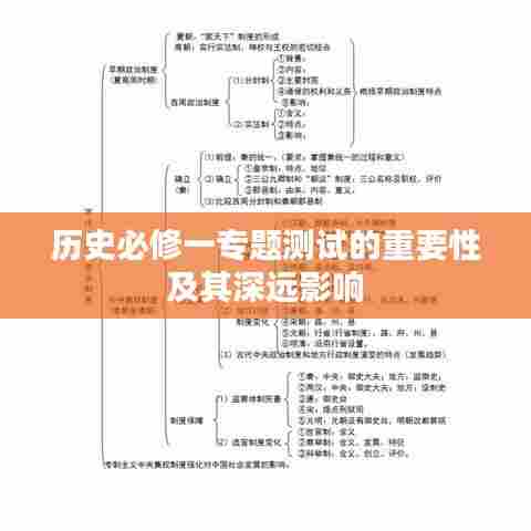 历史必修一专题测试的重要性及其深远影响
