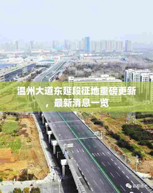 温州大道东延段征地重磅更新,最新消息一览