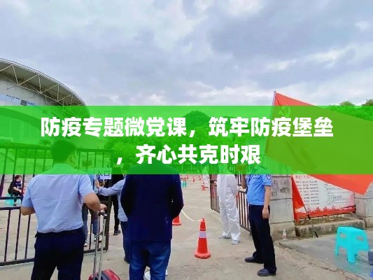 防疫专题微党课，筑牢防疫堡垒，齐心共克时艰