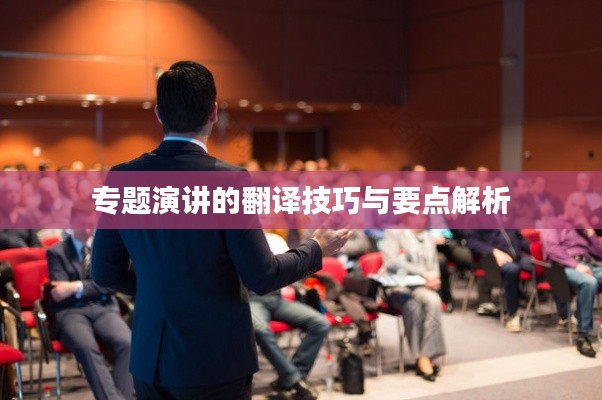 专题演讲的翻译技巧与要点解析