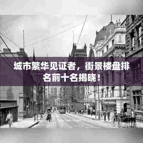 城市繁华见证者,街景楼盘排名前十名揭晓!