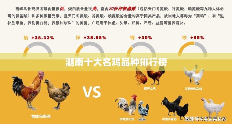 湖南十大名鸡品种排行榜