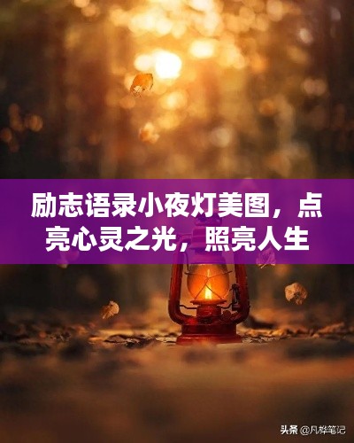 励志语录小夜灯美图,点亮心灵之光,照亮人生之路