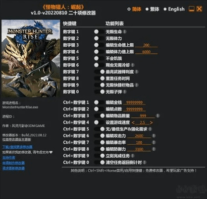 怪物猎人 技能 激活码及ot官方语音下载,高速响应方案设计 Advance1_v7.960